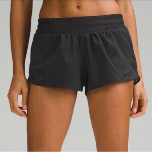 Lululemon Black Hotty Hot Shorts 4